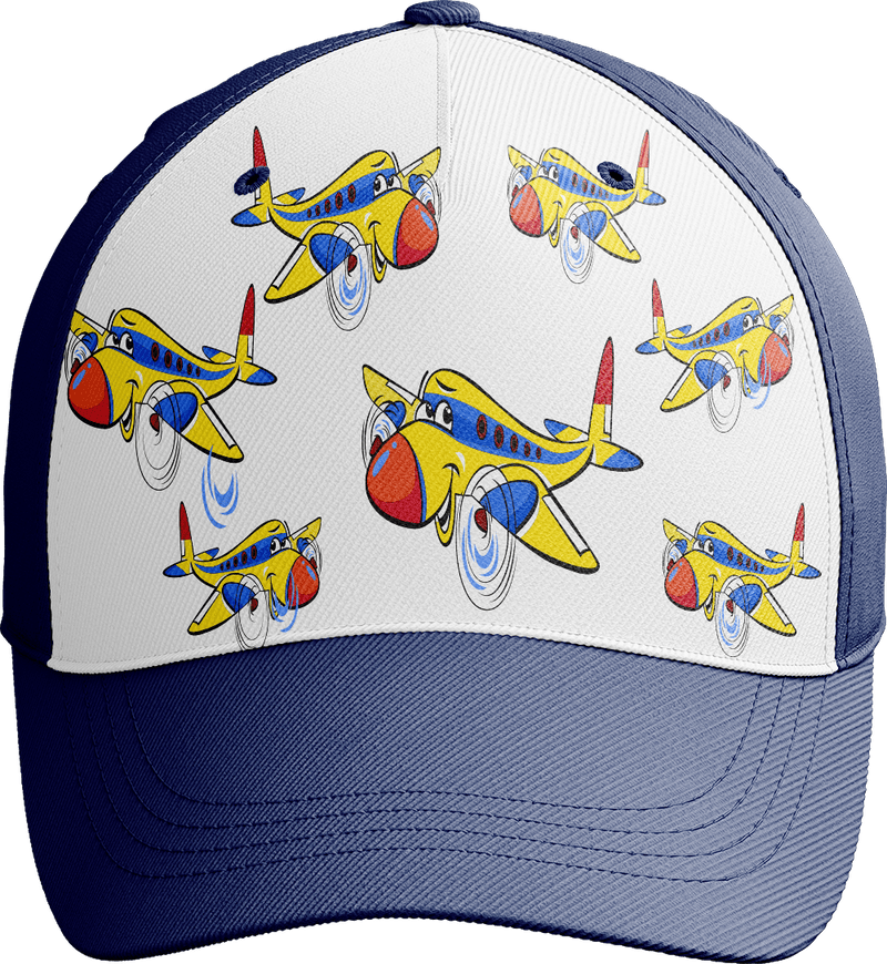 Jet Plane Trucker Cap