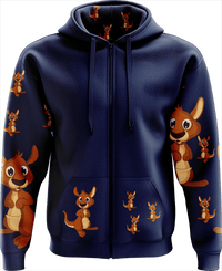Kanga Back Full Zip Hoodies Jacket 1