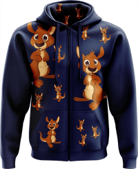 Kanga Back Full Zip Hoodies Jacket 7