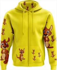Kanga Back Full Zip Hoodies Jacket 2