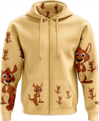 Kanga Back Full Zip Hoodies Jacket 3