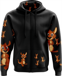 Kanga Back Full Zip Hoodies Jacket 4