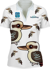 Kooky Kookaburra Karnival Golf Polo Ladies 4