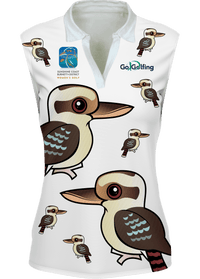 Kooky Kookaburra Karnival Golf Polo Ladies 3