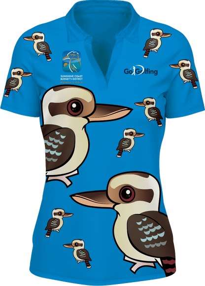 Kookaburra Karnival Golf Polo Ladies - fungear.com.au