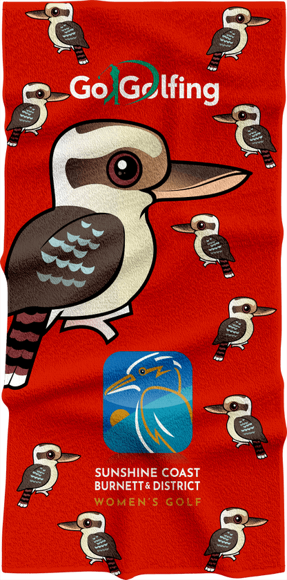 Kookaburra Karnival Golf Towels - fungear.com.au