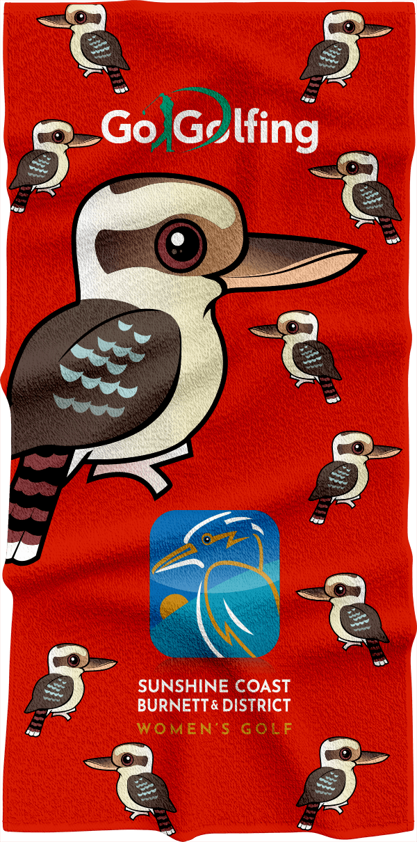 Kooky Kookaburra Karnival Golf Towels