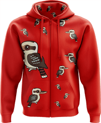 Kooky Kooka Full Zip Hoodies Jacket 6