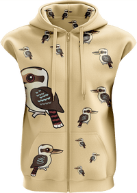 Kooky Kooka Full Zip Sleeveless Hoodie Jackets 4