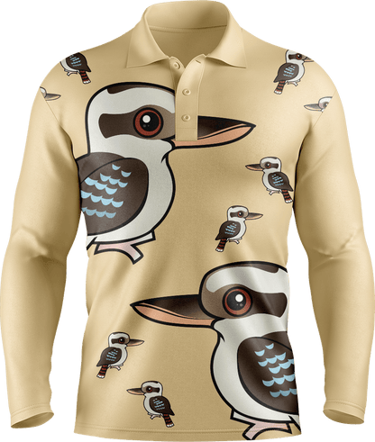 Kooky Kooka Men's Polo. Long or Short Sleeve - fungear.com.au