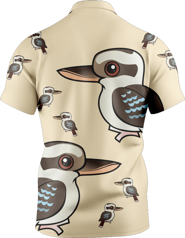 Kooky Kooka Men's Short Sleeve Polo - fungear.com.au