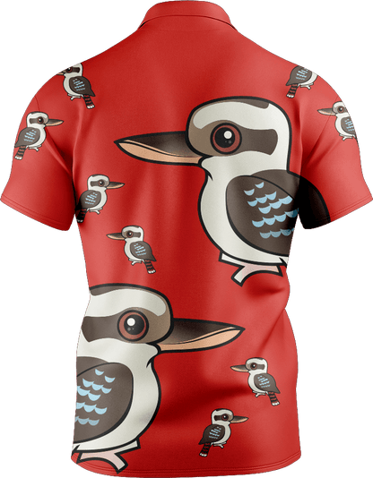 Kooky Kooka Men's Short Sleeve Polo - fungear.com.au