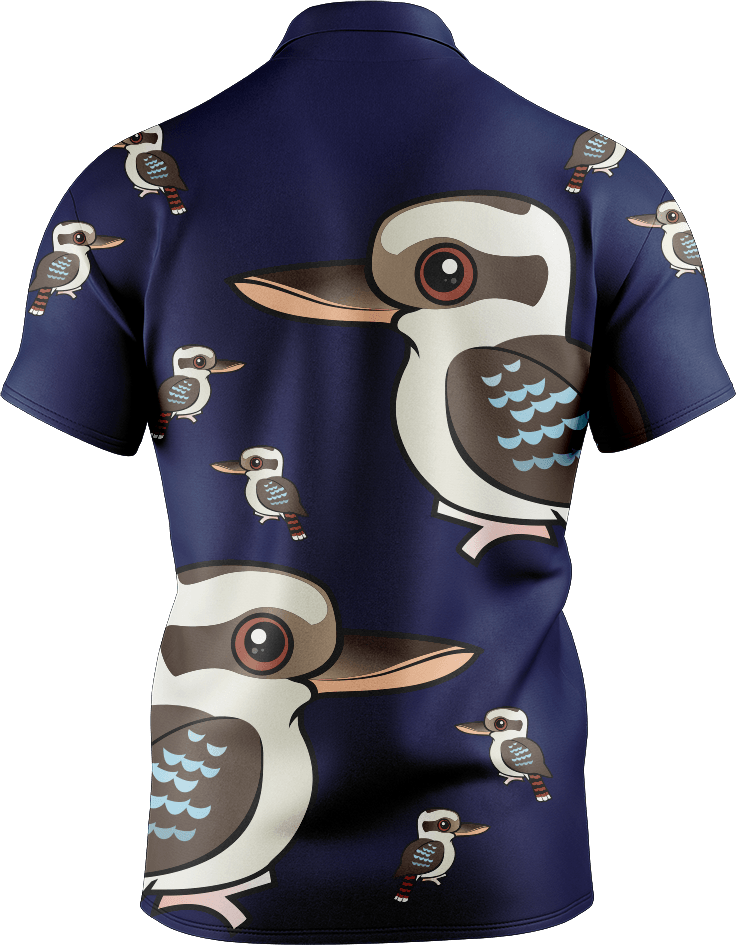 Kooky Kooka Men's Short Sleeve Polo - fungear.com.au