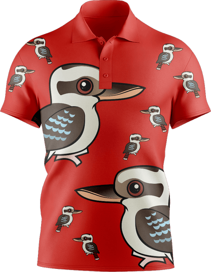 Kooky Kooka Men's Short Sleeve Polo - fungear.com.au