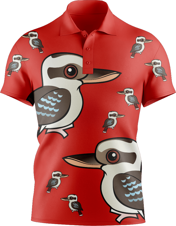 Kooky Kooka Men's Short Sleeve Polo Clearance