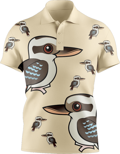 Kooky Kooka Men's Short Sleeve Polo - fungear.com.au