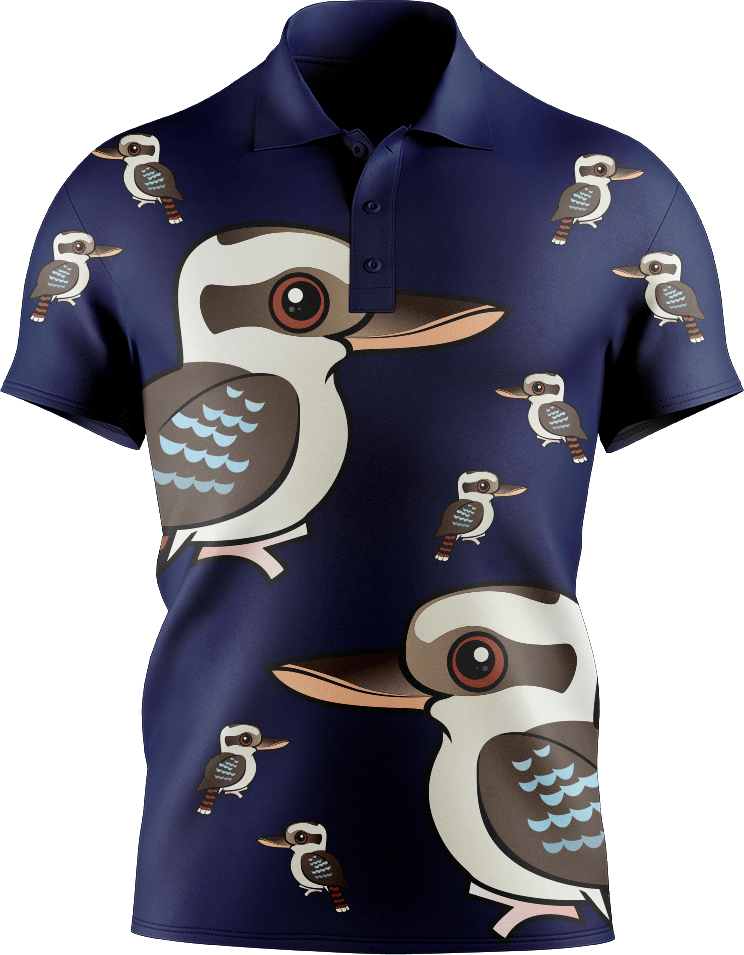 Kooky Kooka Men's Short Sleeve Polo