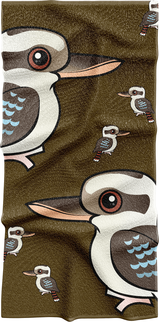 Kooky Kookaburra Towels - fungear.com.au