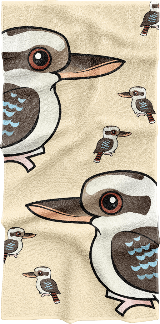 Kooky Kookaburra Towels - fungear.com.au