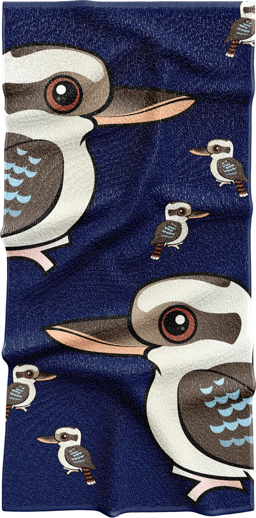 Kooky Kookaburra Towels - fungear.com.au