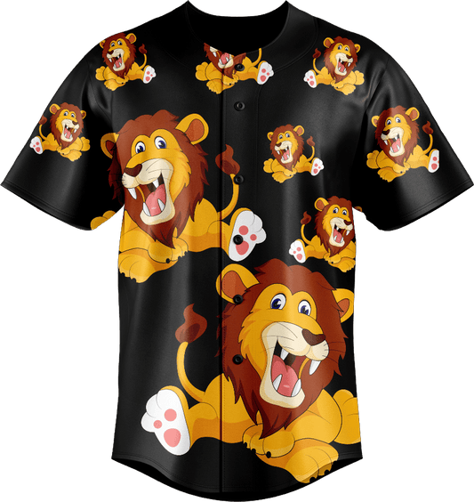Leo Lion Baseball Jerseys - fungear.com.au