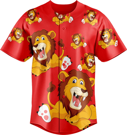 Leo Lion Baseball Jerseys - fungear.com.au