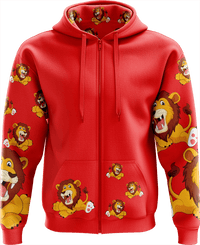 Leo Lion Full Zip Hoodies Jacket 4