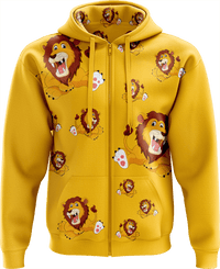Leo Lion Full Zip Hoodies Jacket 7