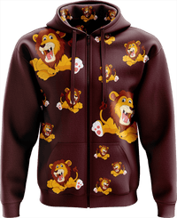 Leo Lion Full Zip Hoodies Jacket 6