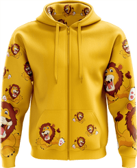 Leo Lion Full Zip Hoodies Jacket 3