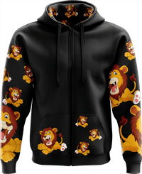 Leo Lion Full Zip Hoodies Jacket 1