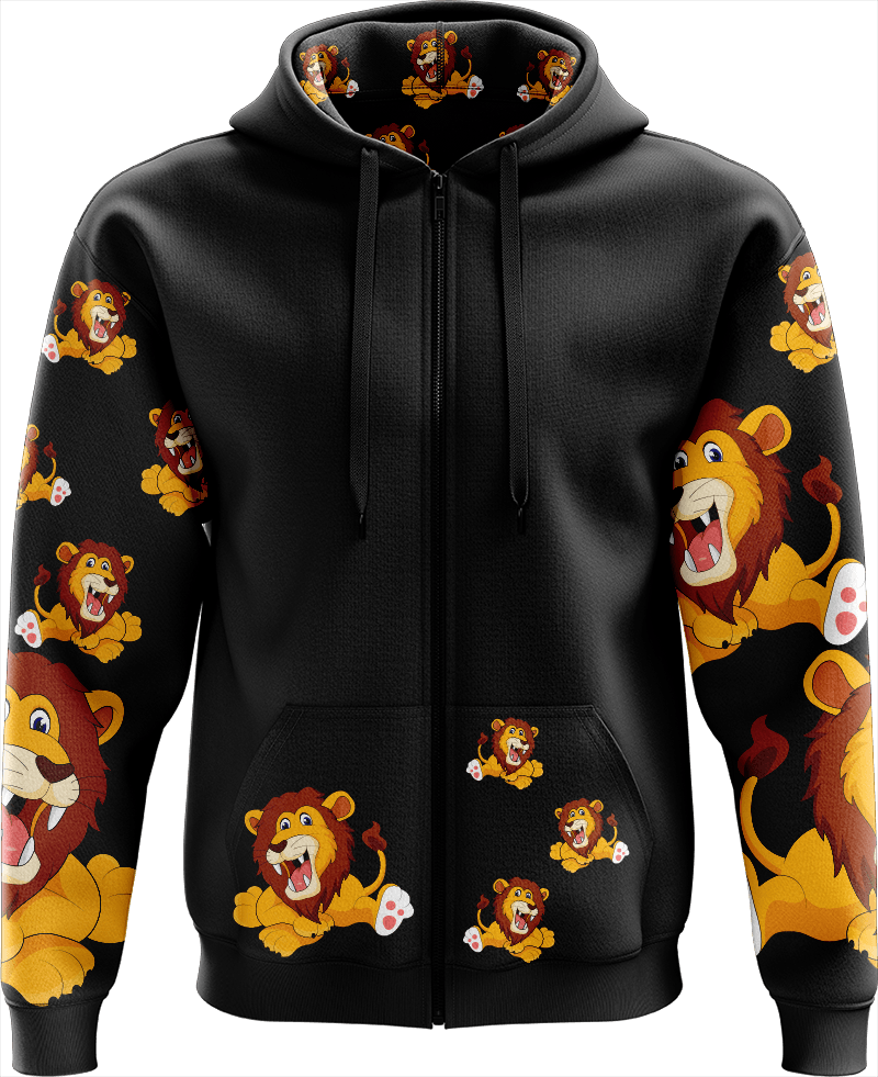Leo Lion Full Zip Hoodies Jacket