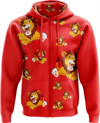 Leo Lion Full Zip Hoodies Jacket 8