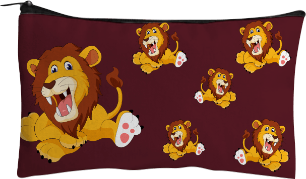 Leo Lion Jumbo Pencil Case - fungear.com.au