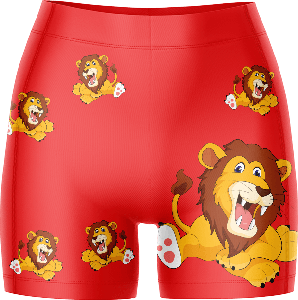 Leo Lion Ladies Gym Shorts - fungear.com.au