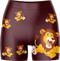 Leo Lion Ladies Gym Shorts 2