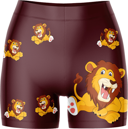 Leo Lion Ladies Gym Shorts - fungear.com.au