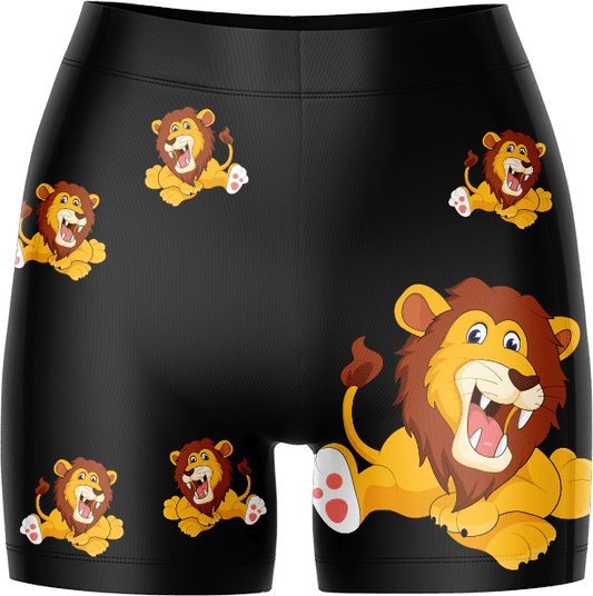 Leo Lion Ladies Gym Shorts - fungear.com.au