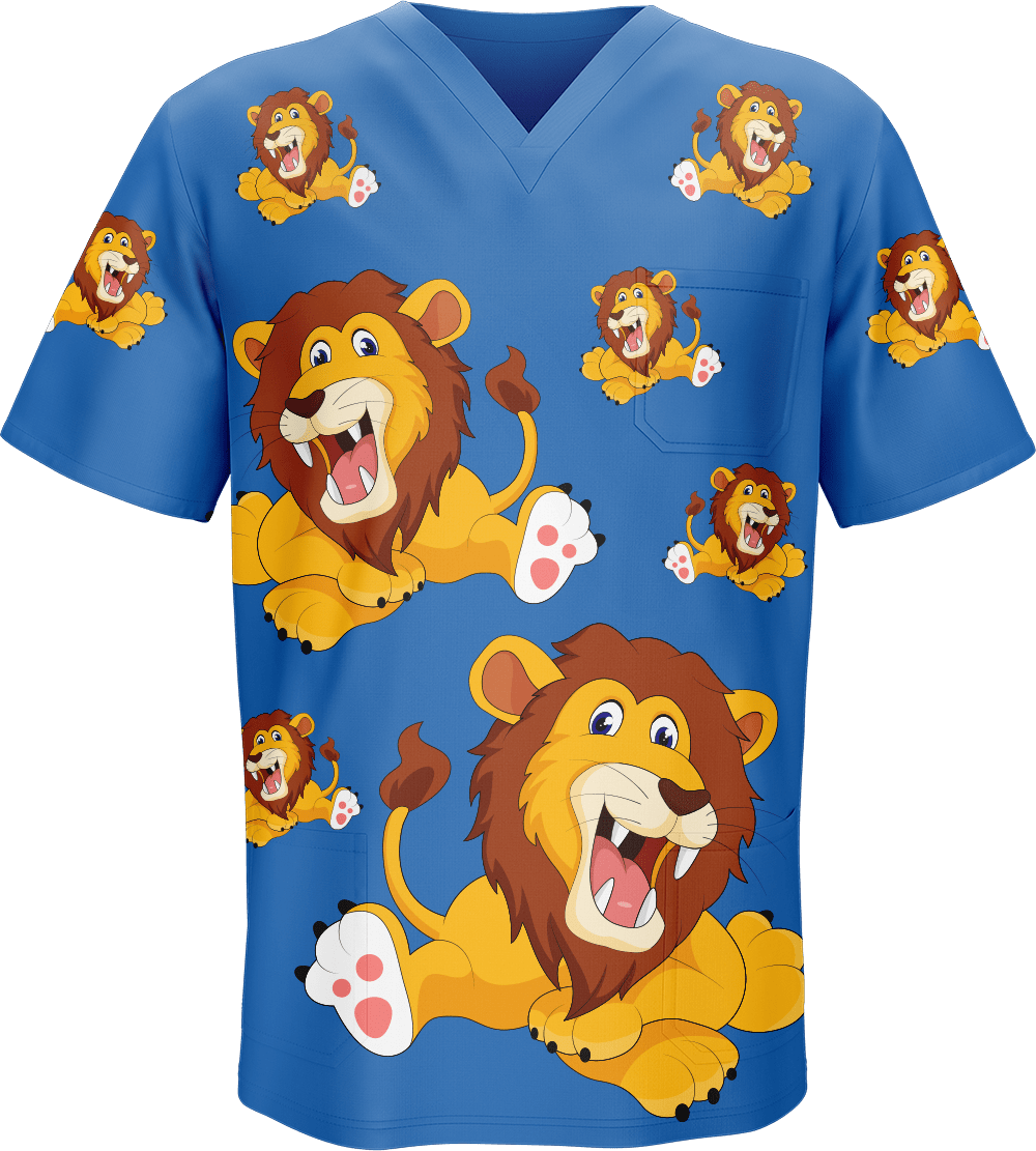 Leo Lion Scrubs - fungear.com.au
