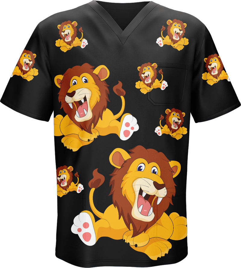 Leo Lion Scrubs
