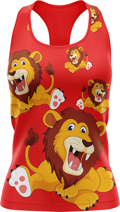 Leo Lion Singlets - fungear.com.au