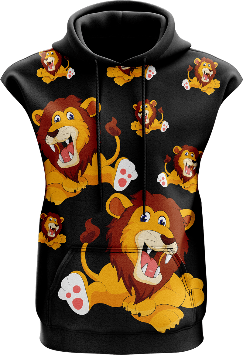 Leo Lion Sleeveless Hoodie