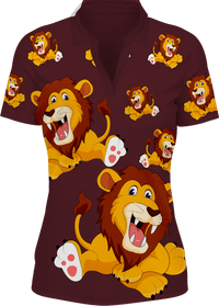 Leo Lion Women's Polo 2