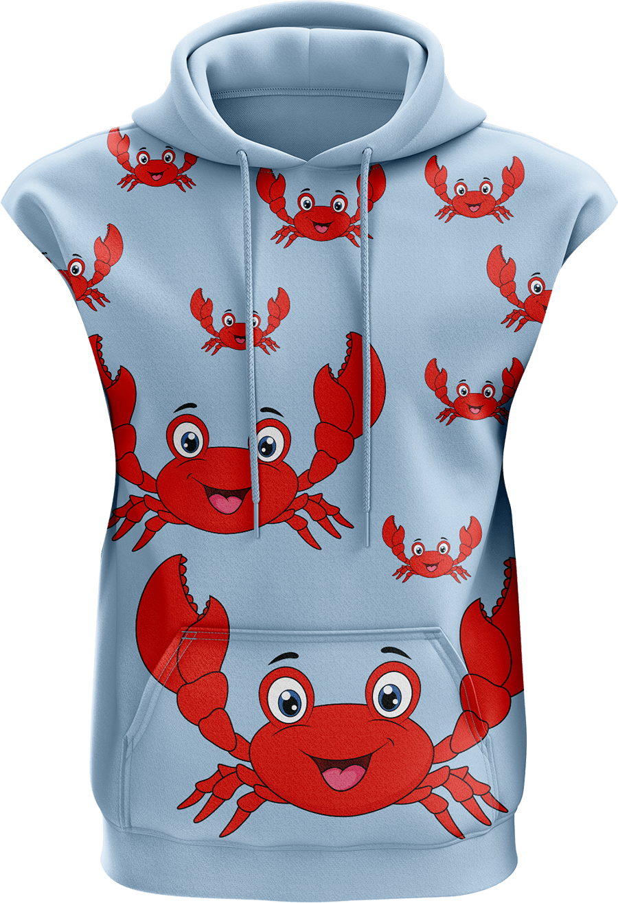 Maddy MudCrab Sleeveless Hoodie - fungear.com.au