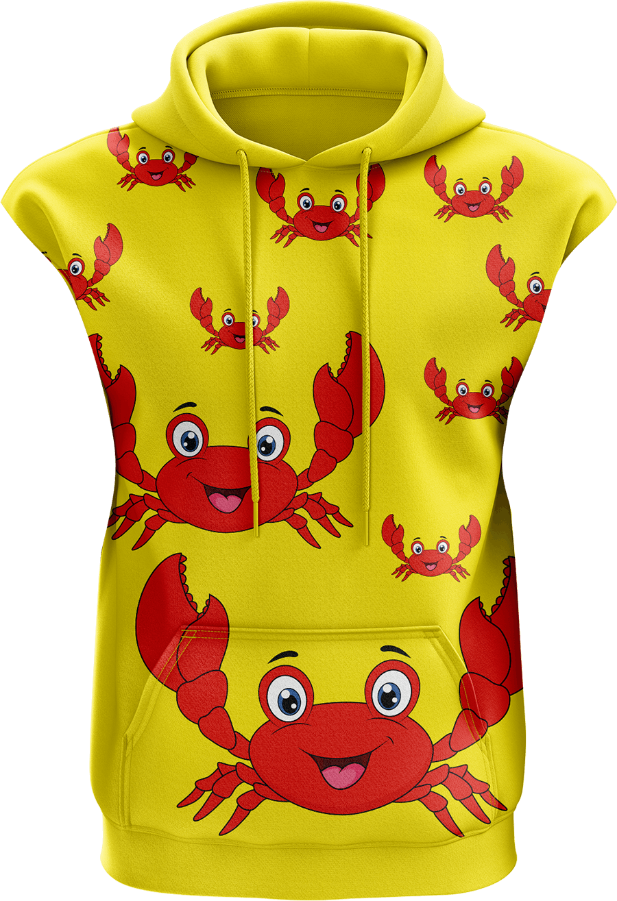 Maddy MudCrab Sleeveless Hoodie - fungear.com.au