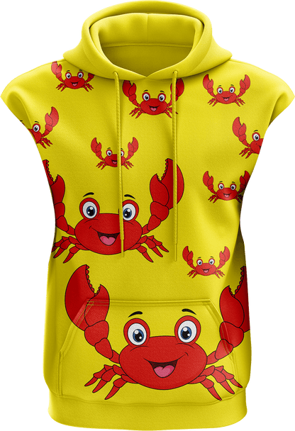 Maddy MudCrab Sleeveless Hoodie - fungear.com.au