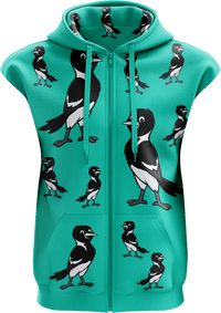 Magic Magpie Full Zip Sleeveless Hoodie Jackets 1