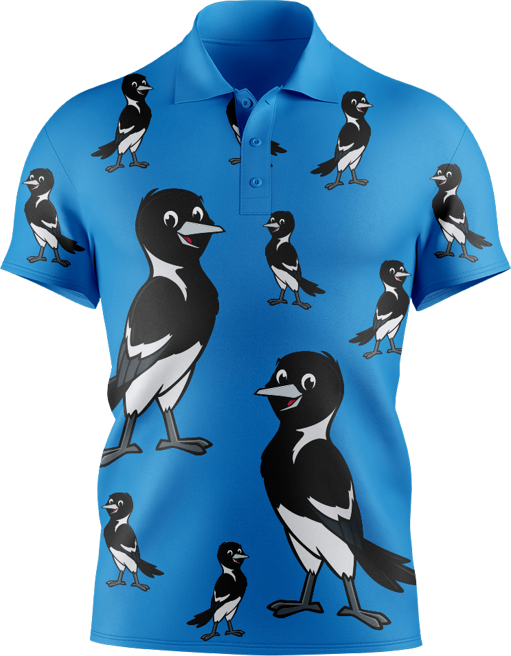 Magic Magpie Men's Short Sleeve Polo | Buy Online β fungear.com.au