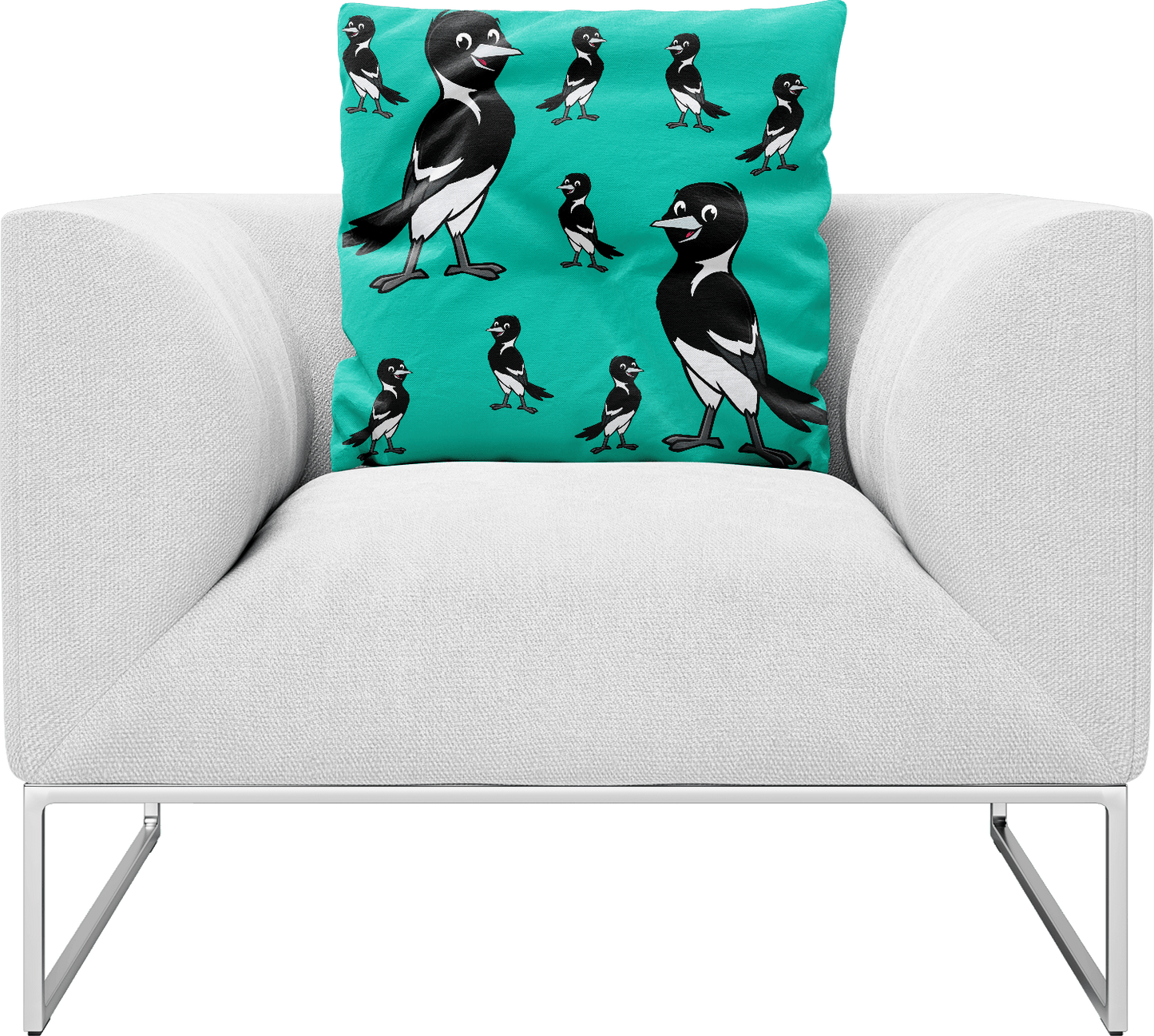 Magic Magpie Pillows Cushions - fungear.com.au