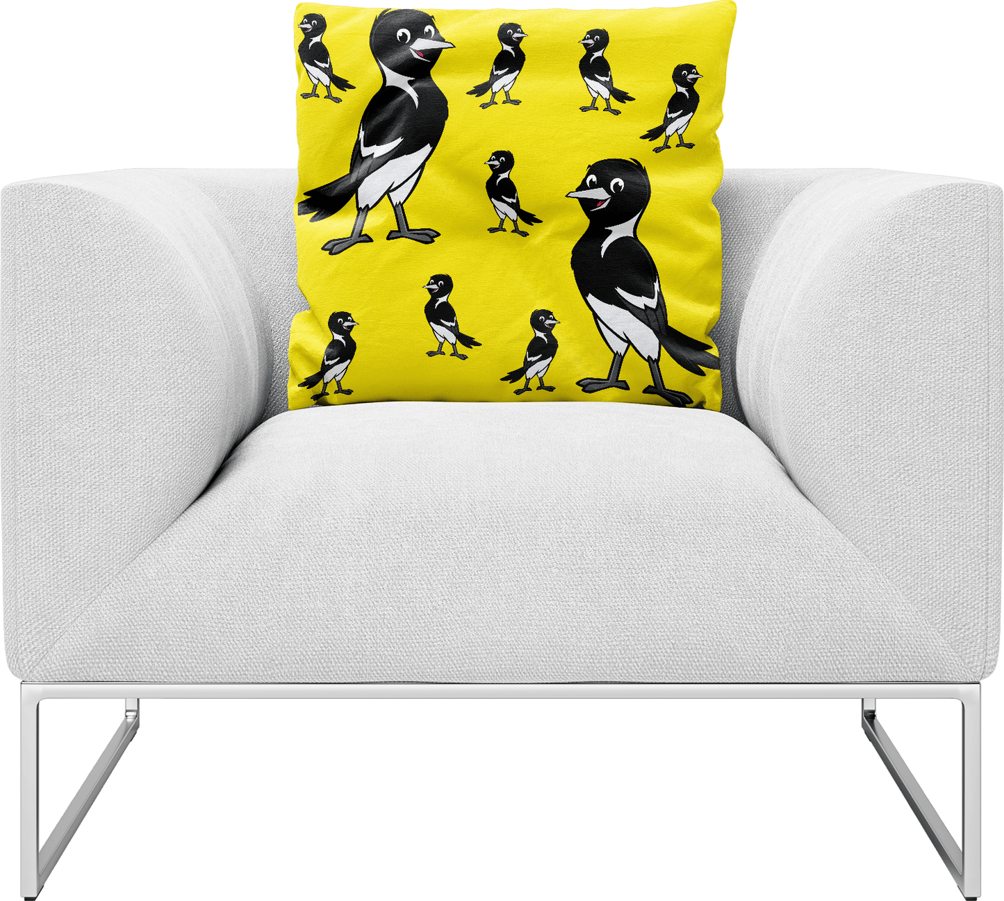 Magic Magpie Pillows Cushions - fungear.com.au